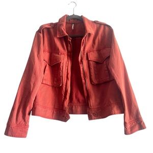 YFB Women's Damon Washed‎ Faded Cotton Blend Jacket Size S